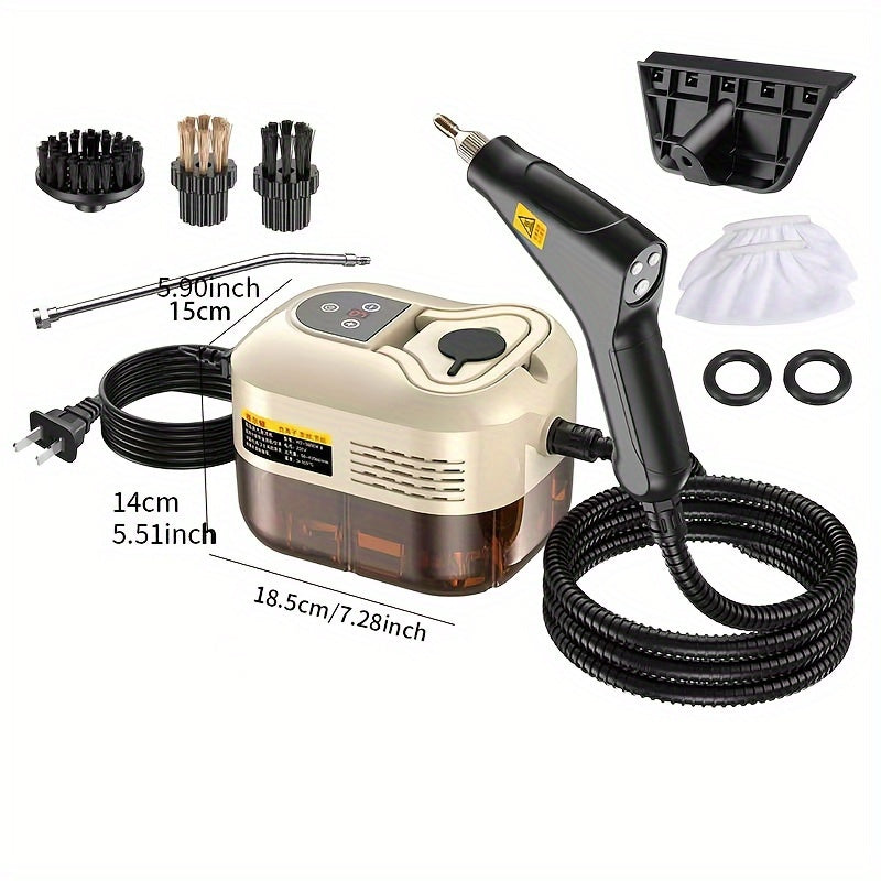 Six Speed Handheld Steam Cleaner – High-Pressure Steamer for Deep Cleaning, Sterilizing Kitchen, Car, Air Conditioner & More