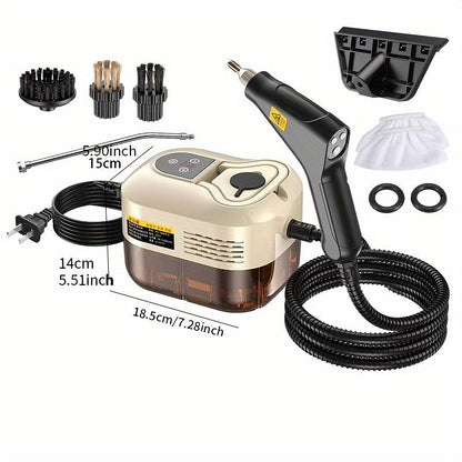 Six Speed Handheld Steam Cleaner – High-Pressure Steamer for Deep Cleaning, Sterilizing Kitchen, Car, Air Conditioner & More