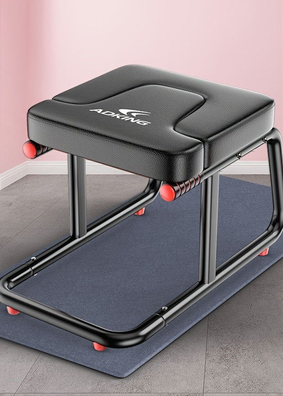 Anti-Slip Yoga Pilates Inversion Stool – 500Lb  Chair, Upright Fitness Aid for Safe Inversion Therapy with Padded Seat and Arm Support