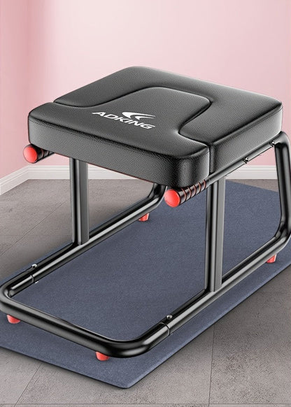 Anti-Slip Yoga Pilates Inversion Stool – 500Lb  Chair, Upright Fitness Aid for Safe Inversion Therapy with Padded Seat and Arm Support