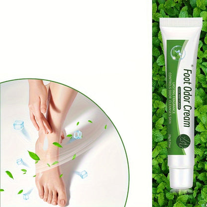 Natural Mint Foot Odor Cream – 2 Pack Refreshing Deodorizing Treatment, Moisturizing Foot Care, Eliminate Odors, Keep Feet Cool, Soft, and Comfortable All Day