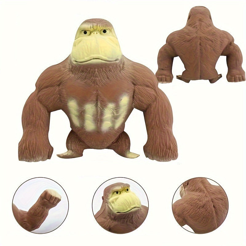 Squishy Gorilla Monkey Stretchy Toy – Irresistibly Cute Fidget for Stress Relief, Anxiety Reduction, and Satisfying Sensory Play Anytime