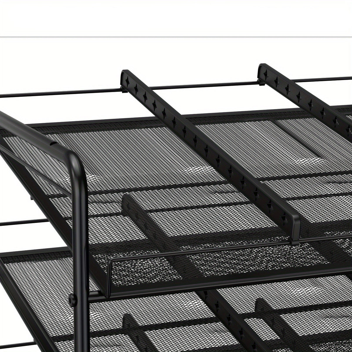 Adjustable Large Metal Can Rack Organizer – Multi-Tier Pantry Shelf for 84 Cans, Space-Saving Kitchen Cabinet Storage with Custom Dividers