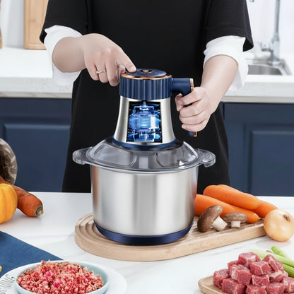 Multifunctional Meat Grinder & Noodle Maker – 3L Electric Food Processor for Minced Meat, Vegetables & Dough