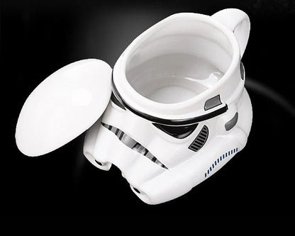 Star Wars R2-D2 Ceramic Mug with Lid – Thermal Insulated Mandalorian Coffee Cup for Kids & Adults, Creative Gift Box Kitchen Tool
