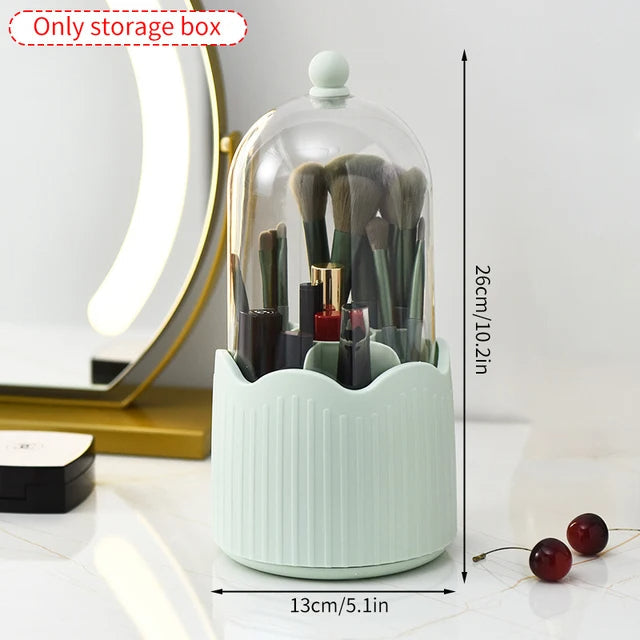 Makeup Storage Box – Large Capacity Organizer with Dust-Proof Design for Jewelry & Cotton Pad Essentials