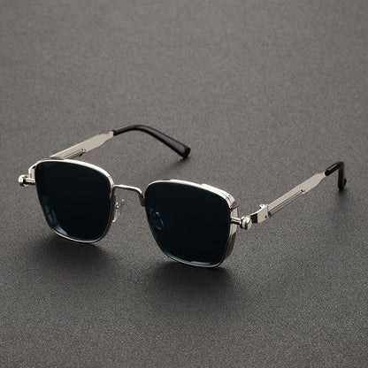 Vintage Steampunk Square Frame Glasses – Unisex Anti-Reflective Eyewear for Driving, Parties & Everyday Fashion