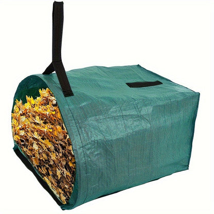 Heavy-Duty Garden Leaf Collection Bag – Reusable PP Yard Waste Disposal Tote for Outdoor Cleanup, Tree Leaves & Lawn Debris