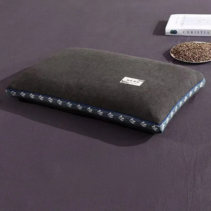 Pure Buckwheat Hull Neck Pillow – Natural Sleep Support for Side & Back Sleepers
