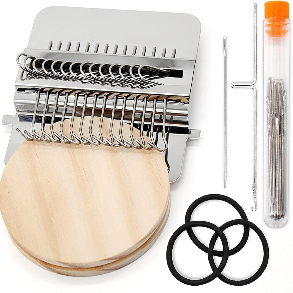 Darning Mini Loom Machine - Handy Small Loom Kit for Beginners, Quickly Repair Jeans, Repair Holes, DIY Beautiful Weaving