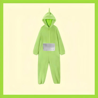 Tweenie Costume Onesie – Soft Cartoon Pajama with Hood & Glasses for Halloween & Party Fun