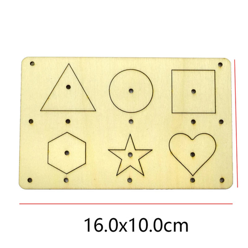 Montessori Busy Board Toy Set – Wooden Sensory & Puzzle Play Board for Children’s Early Learning, DIY Fine Motor Skill Development Games