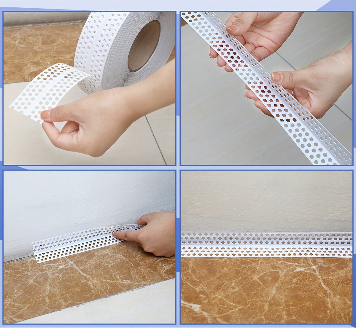 Self-Adhesive Drywall Joint Tape- Multi-Use Wall Crack and Corner Line Repair Tape for Smooth, Flawless Finish