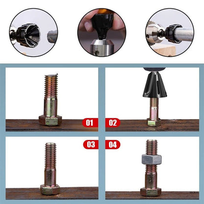 Deburring Chamfering Tool - Remove Burr For Repair Bolt Thread Drilling Tool