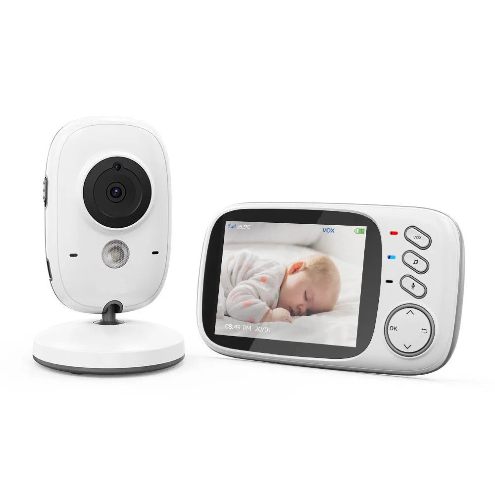 Digital Baby Care Device - Baby Monitor 2.4G Wireless with 3.2 Inches LCD, 2 Way Audio Talk Night Vision Surveillance Security Camera