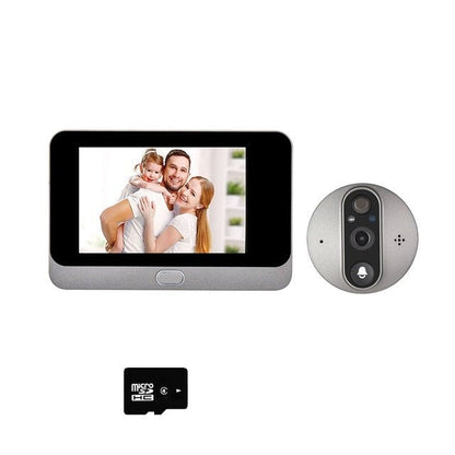 Digital Door Viewer - 1080P WiFi DoorBell Eye Peephole Camera with Monitor 4.3 Inch LCD Screen Motion Detection
