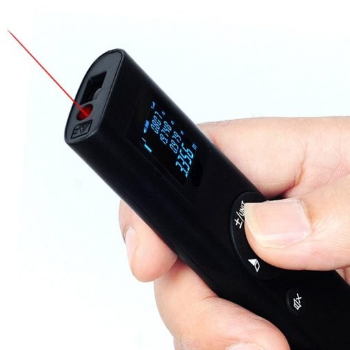 Digital Laser Distance Meter - Rechargeable Portable Handheld Laser Range Finder Tape