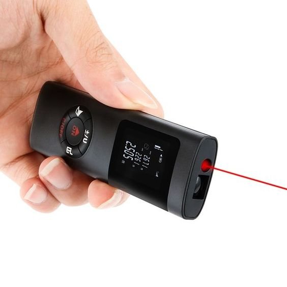 Digital Laser Distance Meter - Rechargeable Portable Handheld Laser Range Finder Tape