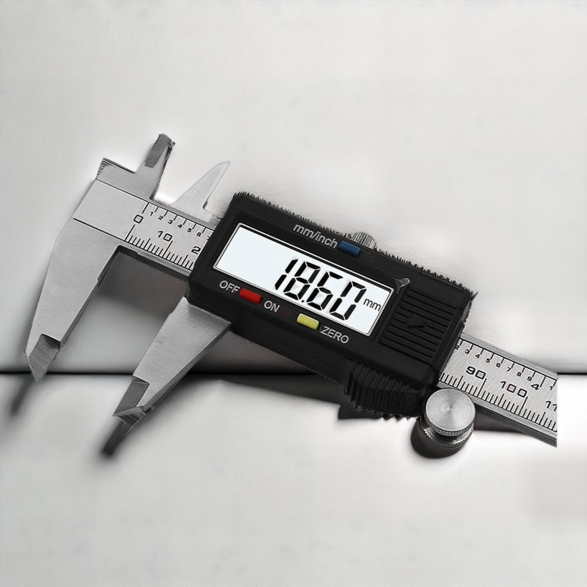 Digital Measuring Tool - Electronic Micrometer Caliper with Large LCD Display, Millimeter and Inch Conversion