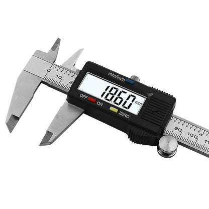 Digital Measuring Tool - Electronic Micrometer Caliper with Large LCD Display, Millimeter and Inch Conversion