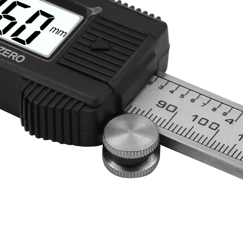 Digital Measuring Tool - Electronic Micrometer Caliper with Large LCD Display, Millimeter and Inch Conversion