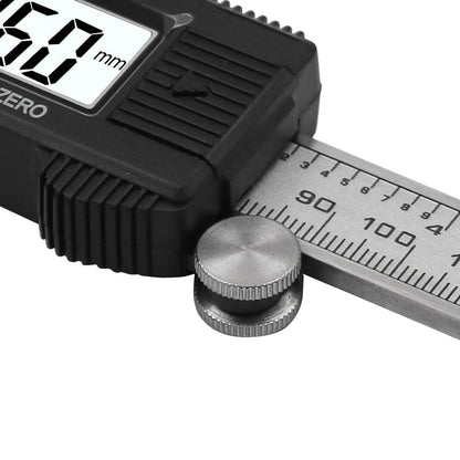 Digital Measuring Tool - Electronic Micrometer Caliper with Large LCD Display, Millimeter and Inch Conversion