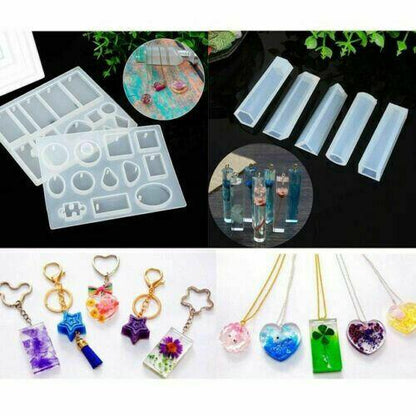 DIY Handmade Crystal Glue Silicone Mold Set