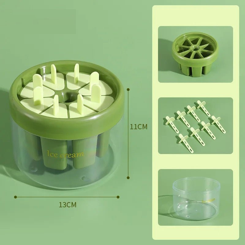 DIY Ice Cream Popsicle Mold – Food-Grade Popsicle Maker with Easy-Release Design & Water Injection Port for Effortless Homemade Frozen Treats