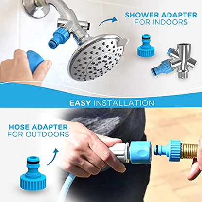Dog Bath Brush Sprayer and Scrubber Tool - 2 in 1 Pet Grooming Supplies, Dog Wash with Hose and Shower Attachment