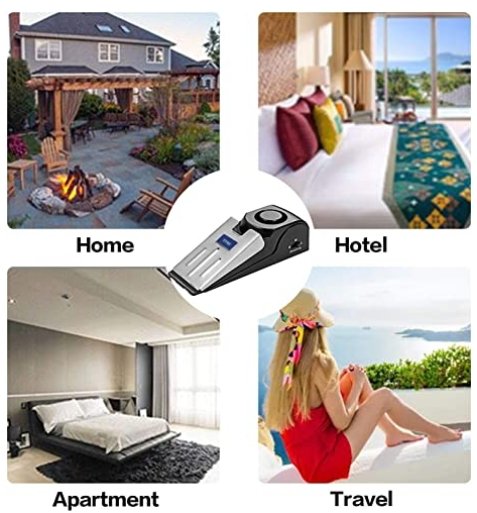 Door Stop Alarm - Portable Traveling Security