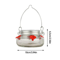 Clear Flower Port Hummingbird Feeder