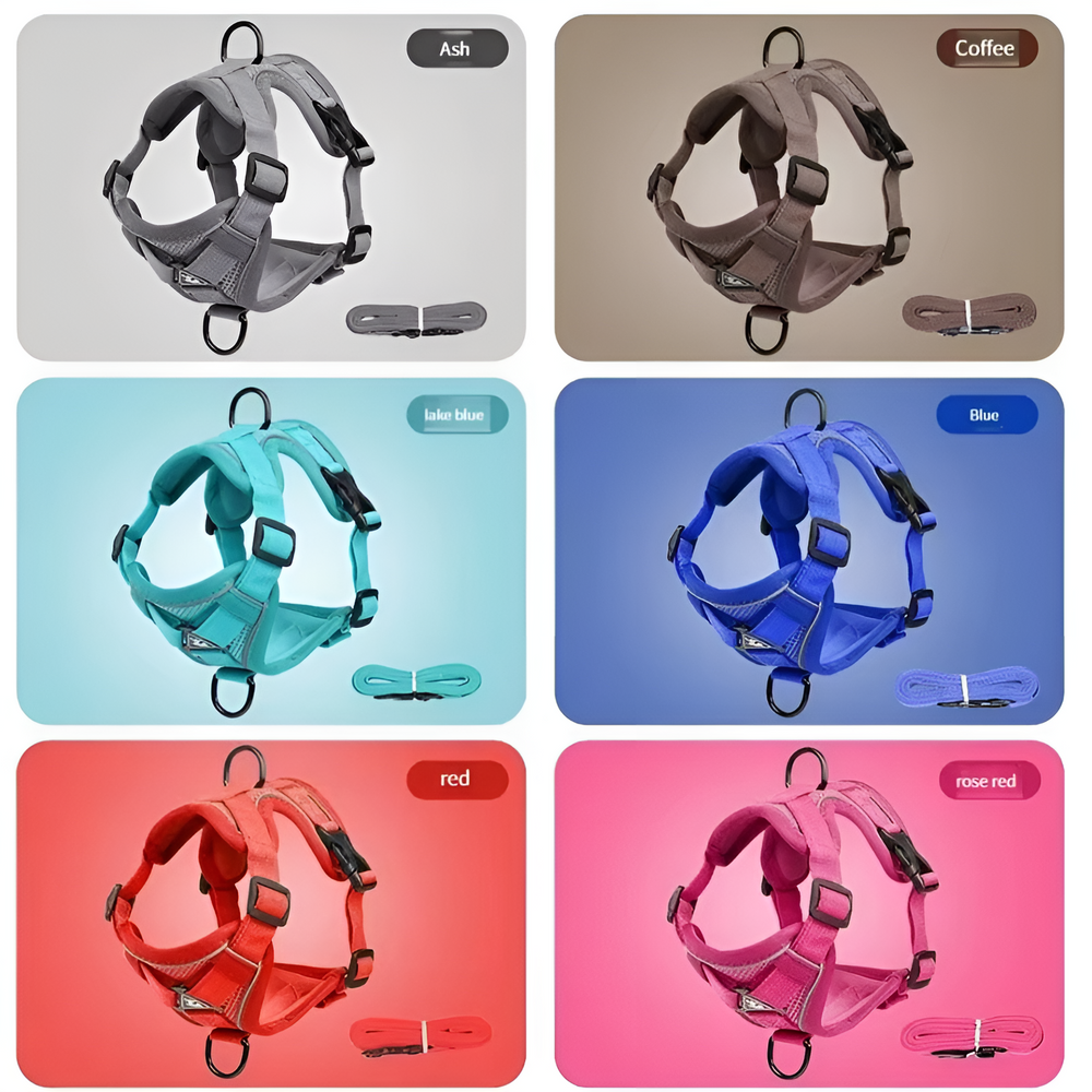 Reflective Cat Harness and Leash Set