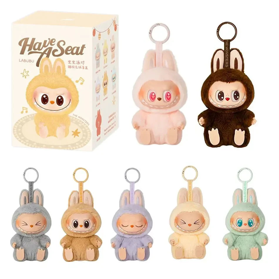 LABUBU Macaron Plush Doll – POP MART Monsters Keychain
