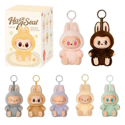 LABUBU Macaron Plush Doll – POP MART Monsters Keychain
