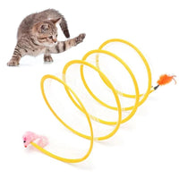 Folded S-Type Spring Cat Tunnel