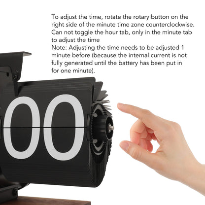 Retro Flip Clock for Home and Office Decoration
