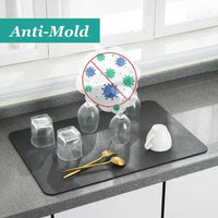 Absorbent Dish Drying Mat (30x40cm)
