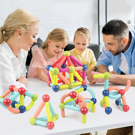 Magnetic Sticks Building Blocks | Montessori Educational Toys