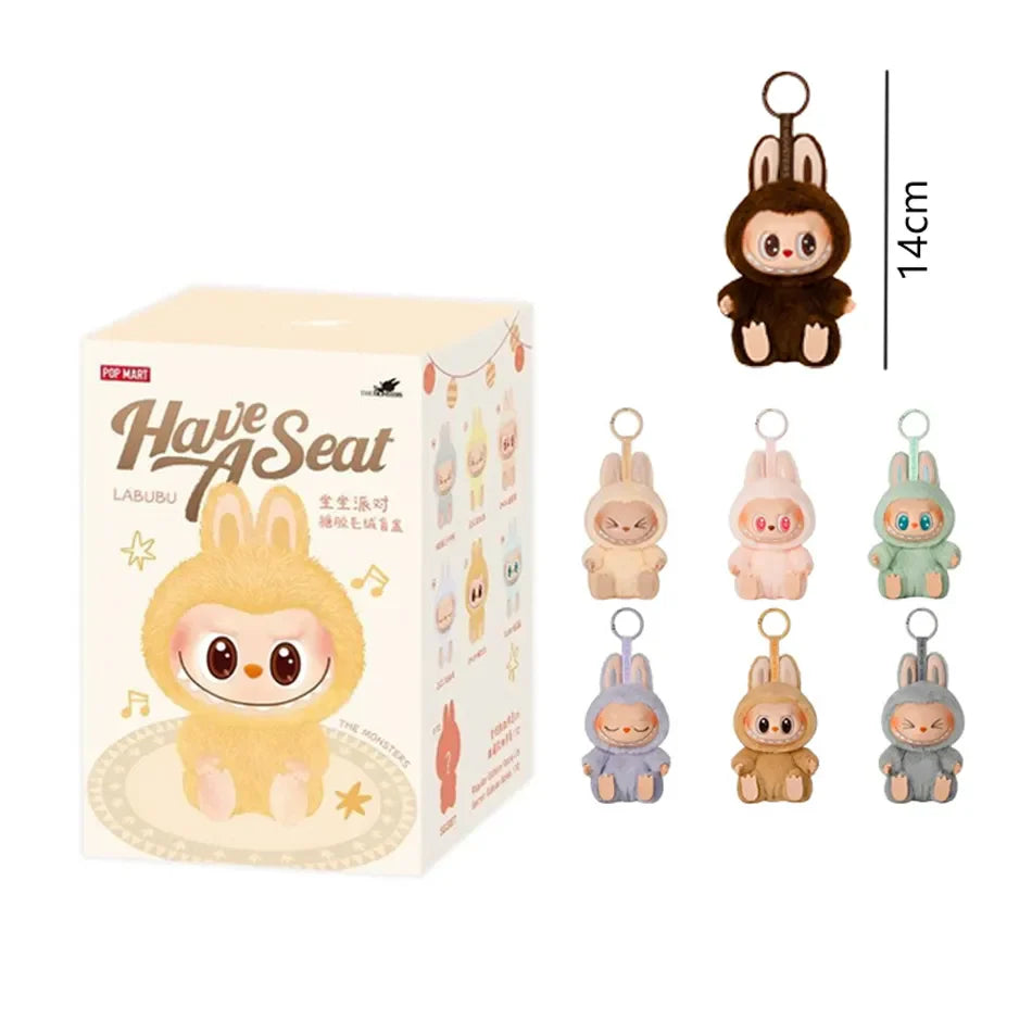 LABUBU Macaron Plush Doll – POP MART Monsters Keychain