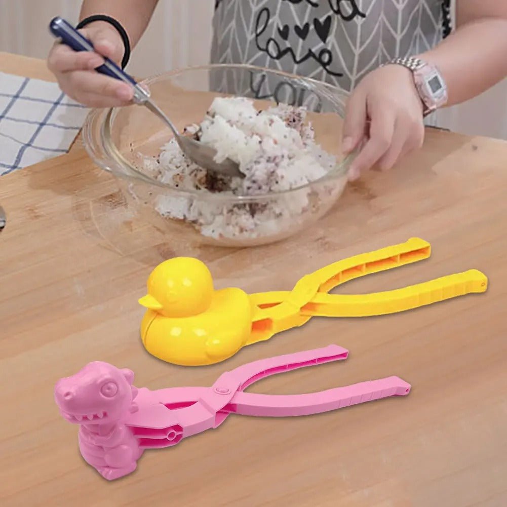 Rice Mold Shaper Tool - DIY Duck, Heart, Bear, Snowman, and Crocodile Shaper Mold