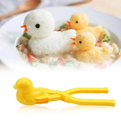 Rice Mold Shaper Tool - DIY Duck, Heart, Bear, Snowman, and Crocodile Shaper Mold