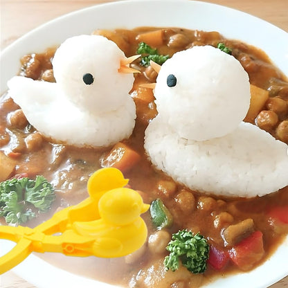 Rice Mold Shaper Tool - DIY Duck, Heart, Bear, Snowman, and Crocodile Shaper Mold