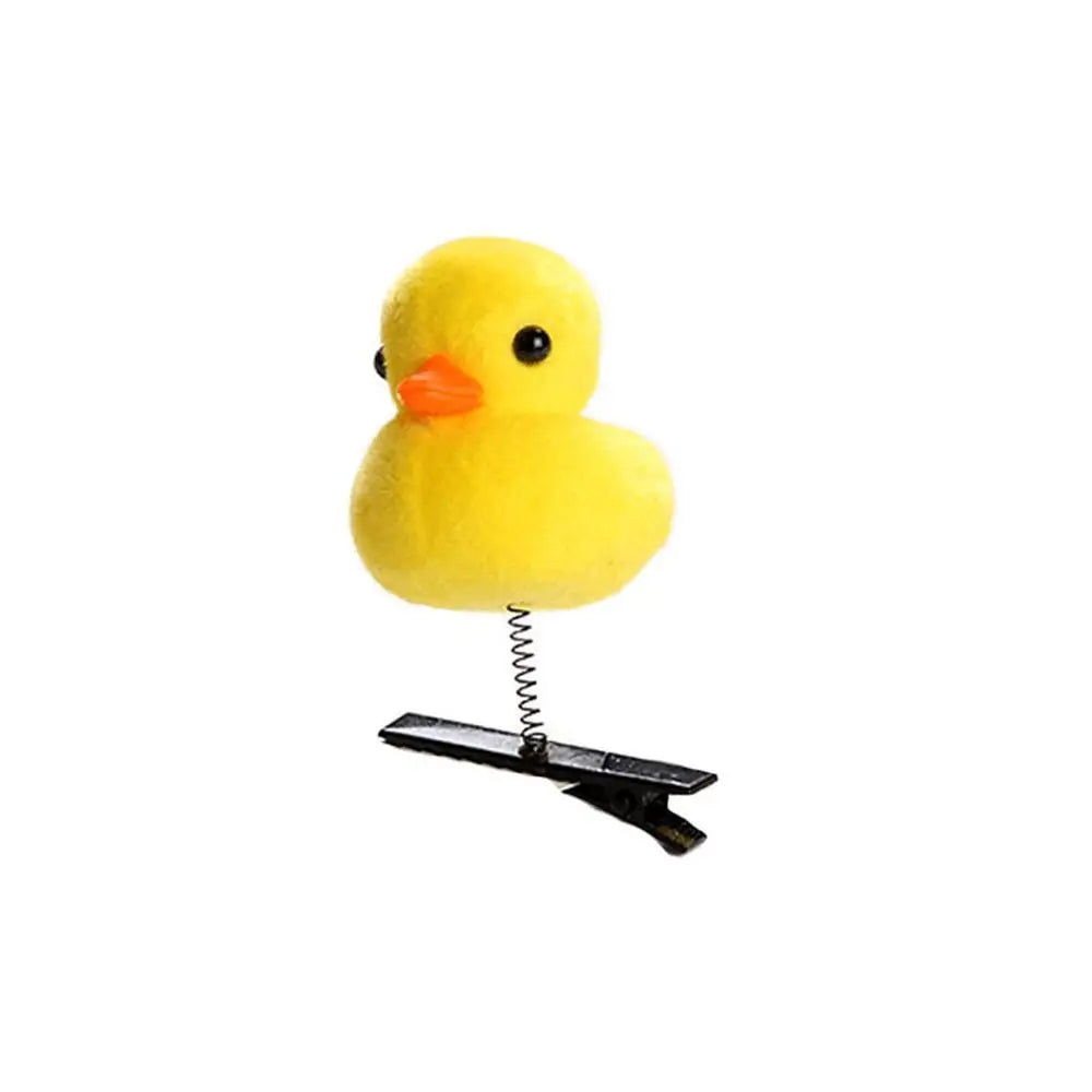 Korean Style Angry Duckbill Hair Clip – Funny Crochet Cartoon Barrette for Trendy Looks