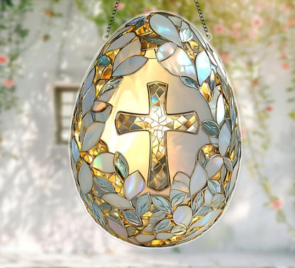 Easter Egg Acrylic Suncatchers – Colorful Spring Window Decor for a Joyful and Festive Easter Holiday Vibe