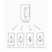 Flying Skirt Tissue Box