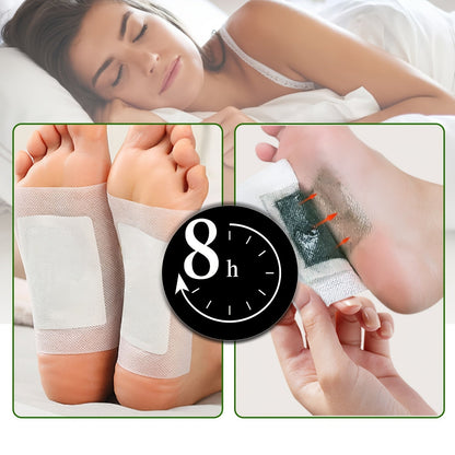 Natural Foot Cleansing Detox Pads – Easy Overnight Detox and Soothing Foot Therapy to Cleanse, Relax, and Restore Body Balance Naturally