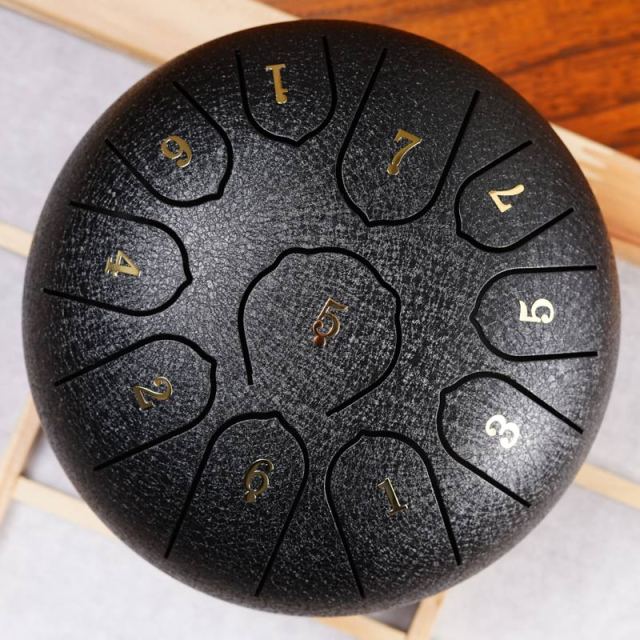 Ethereal Steel Tongue Drum – 11 Tunes of Calm in a 6-Inch Frame