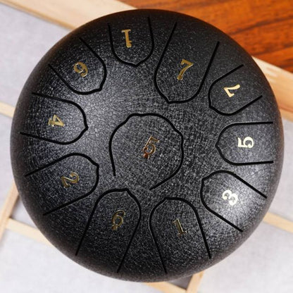 Ethereal Steel Tongue Drum – 11 Tunes of Calm in a 6-Inch Frame