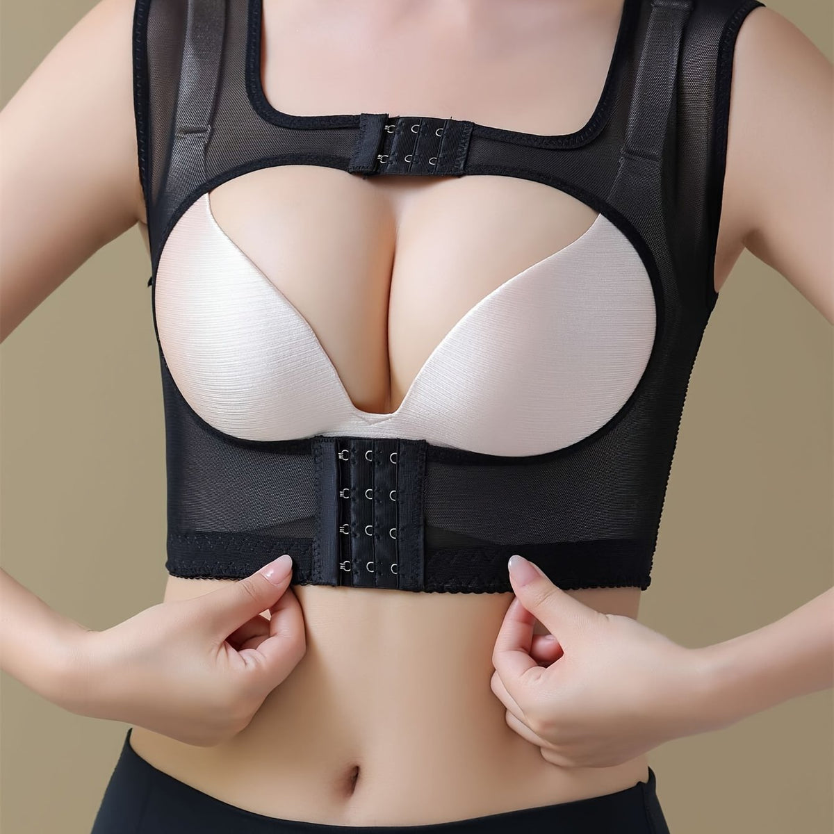 Anti-Sagging Chest Brace Shapewear – Posture Corrector Top for Women to Support Bust, Prevent Hunchback, and Improve Alignment