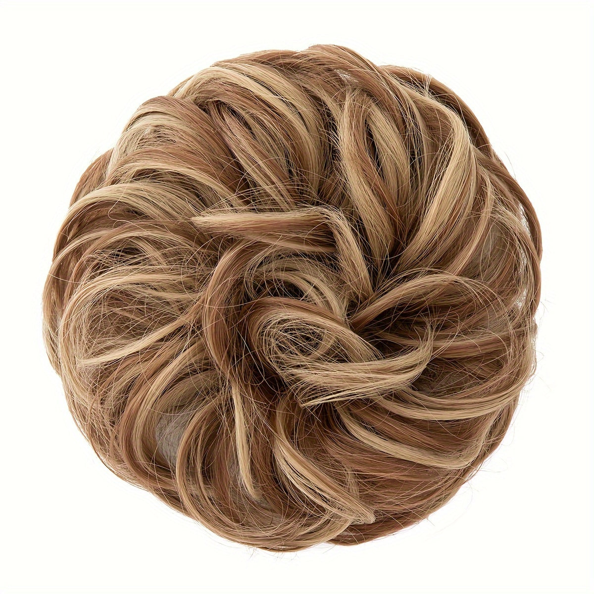 Messy Curly Hair Bun Extension – Voluminous Synthetic Elastic Chignon Scrunchie for Effortless Updo, Instant Volume & Natural-Looking Glam Hairpiece for Women